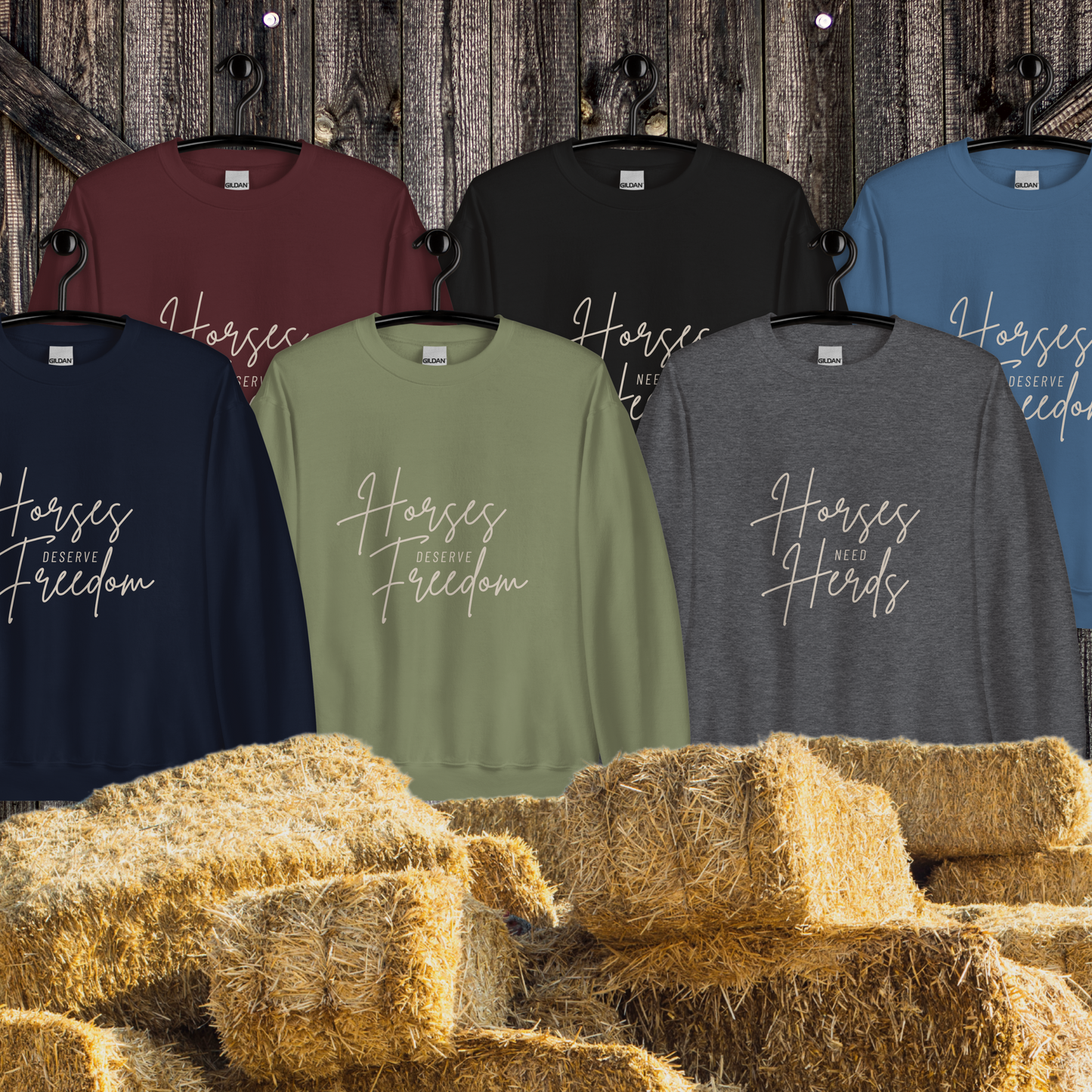 Horses Deserve Freedom Sweatshirt