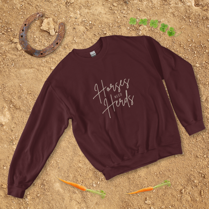 Horses Need Herds Sweatshirt