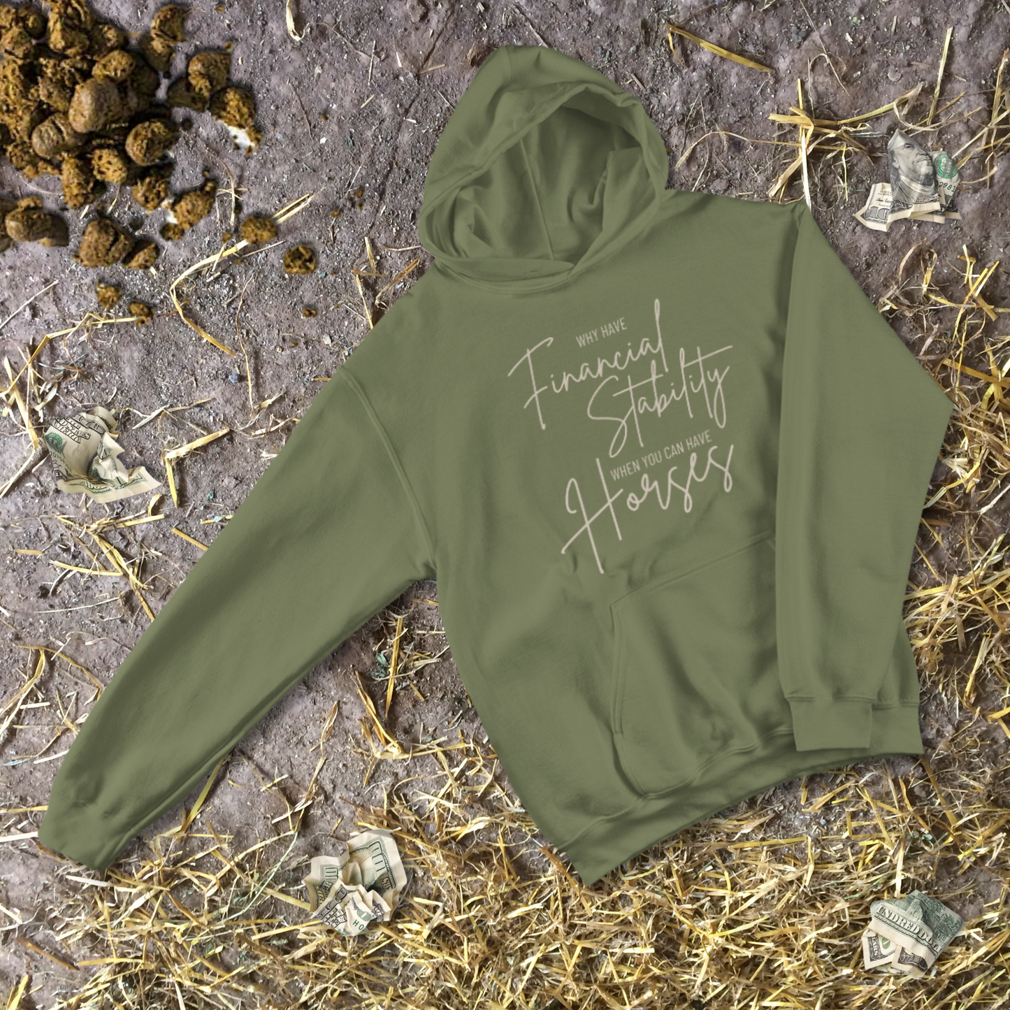 Financially "Stable" Equestrian Hoodie