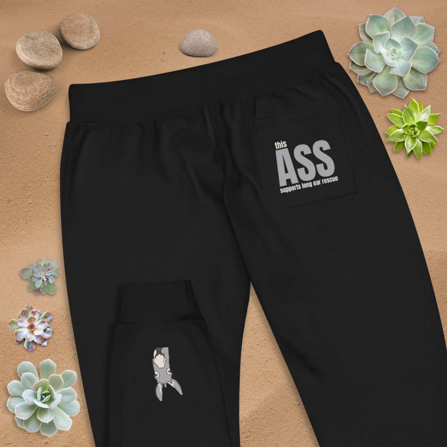 Support Long Ear Rescue Fleece Sweatpants