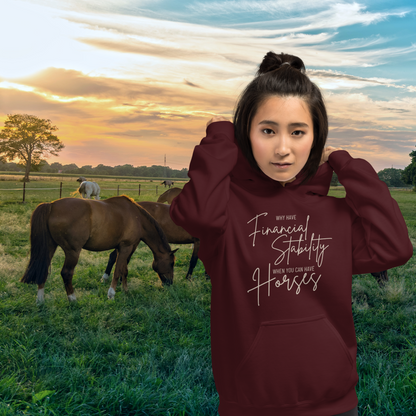 Financially "Stable" Equestrian Hoodie