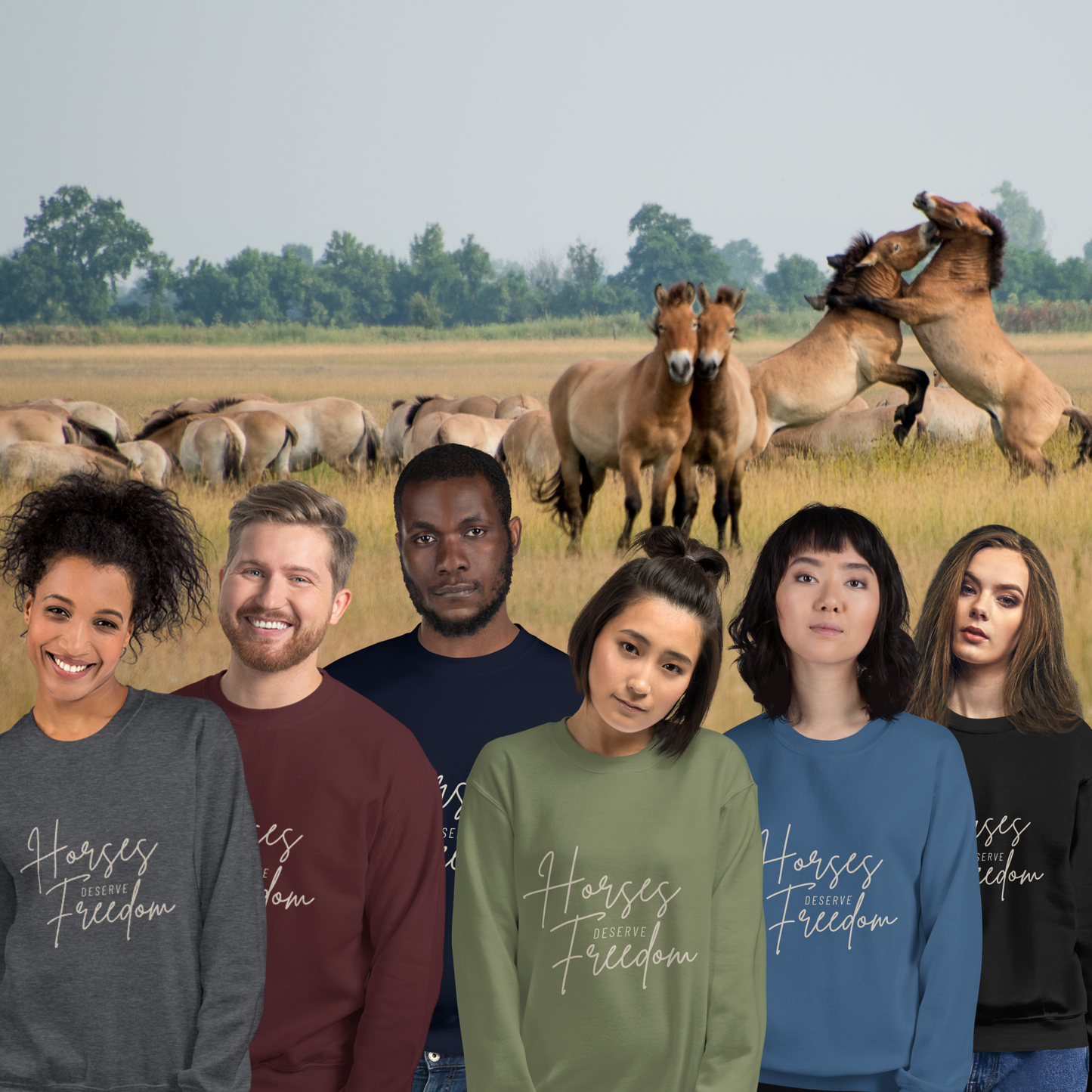 Horses Deserve Freedom Sweatshirt
